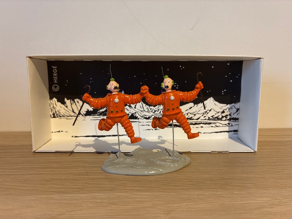 Tintin - 1 Figure - Moulinsart - Pixi 4587 - "Objectif Lune" Dupont et Dupond - 1989 #1.0