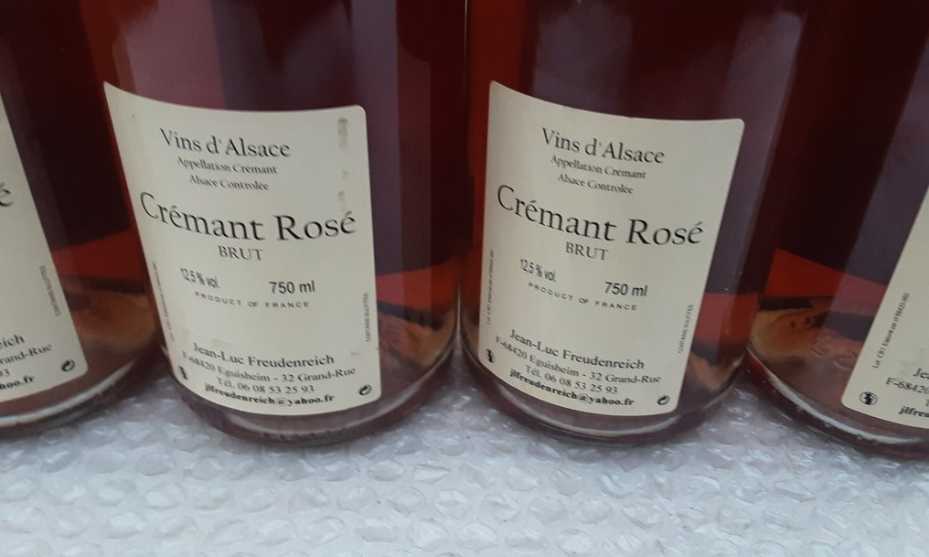 Jean-Luc Freudenreich - Alsace Crémant Rosé - 6 Bottles (0.75L) #2.1