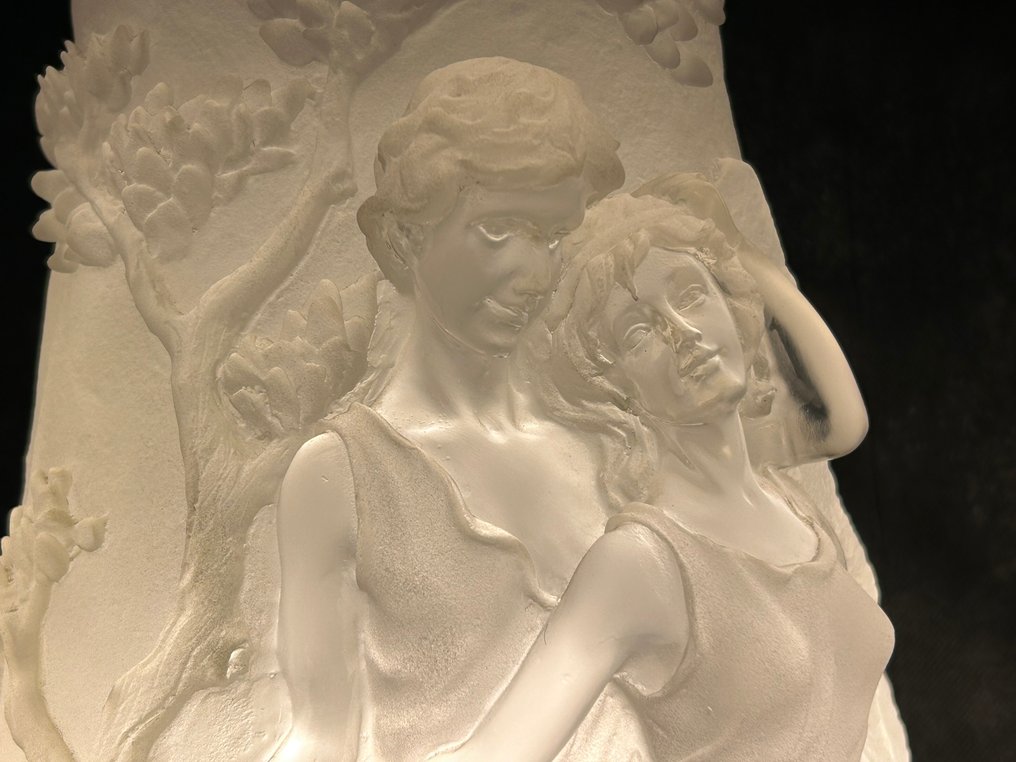 Table lamp - Composite - Lalique style #4.3