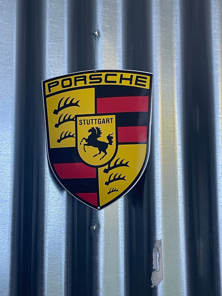 保时捷珐琅徽章 - Porsche - DO NOT SHIP TO CANARIAS #1.0
