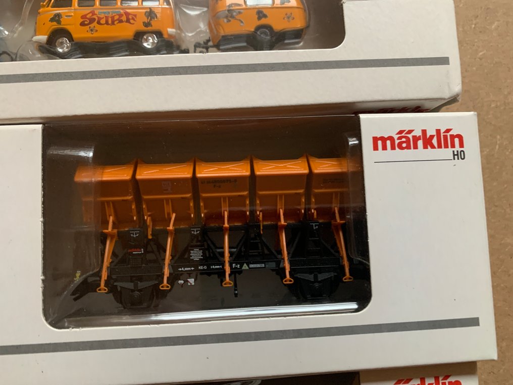 Märklin H0 - Model train freight carriage (7) - DB #3.2