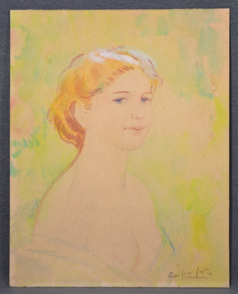 法国学校 (XX) - Portrait de jeune femme #1.0