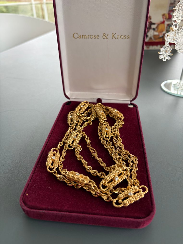 Camrose & Kross - Κεχριμπάρι - Μέταλλο, Επιχρυσωμένο - Κολιέ - Camrose & Kross #1.0