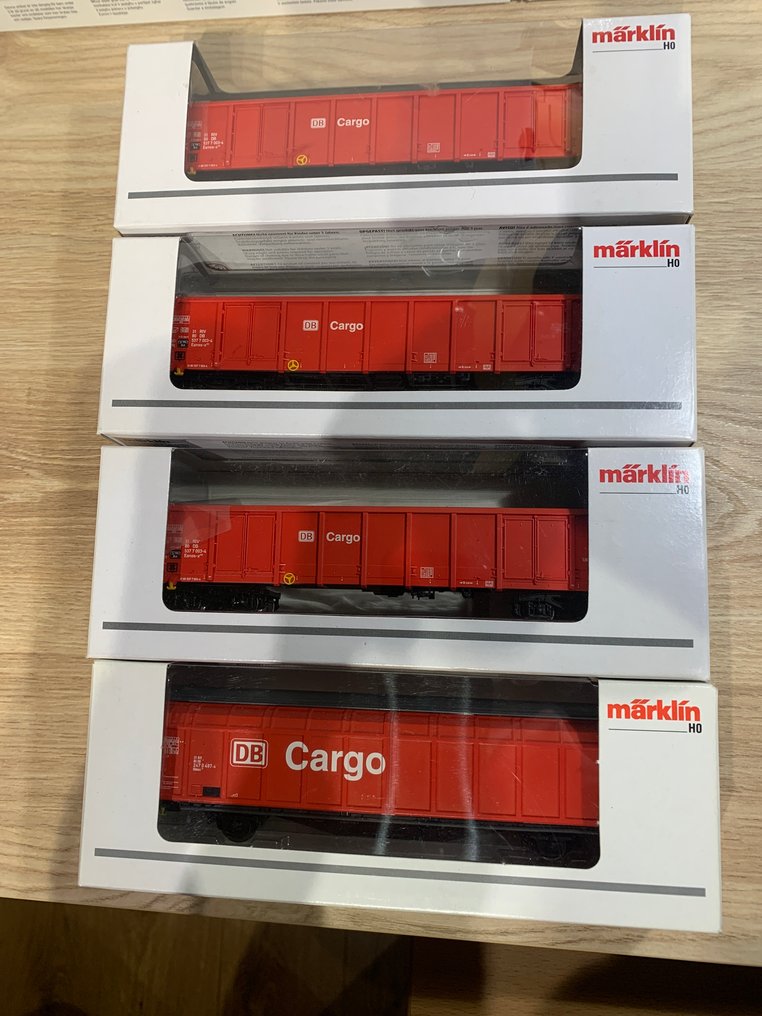 Märklin H0 - Machetă tren transport marfă (4) - DB Cargo #1.0