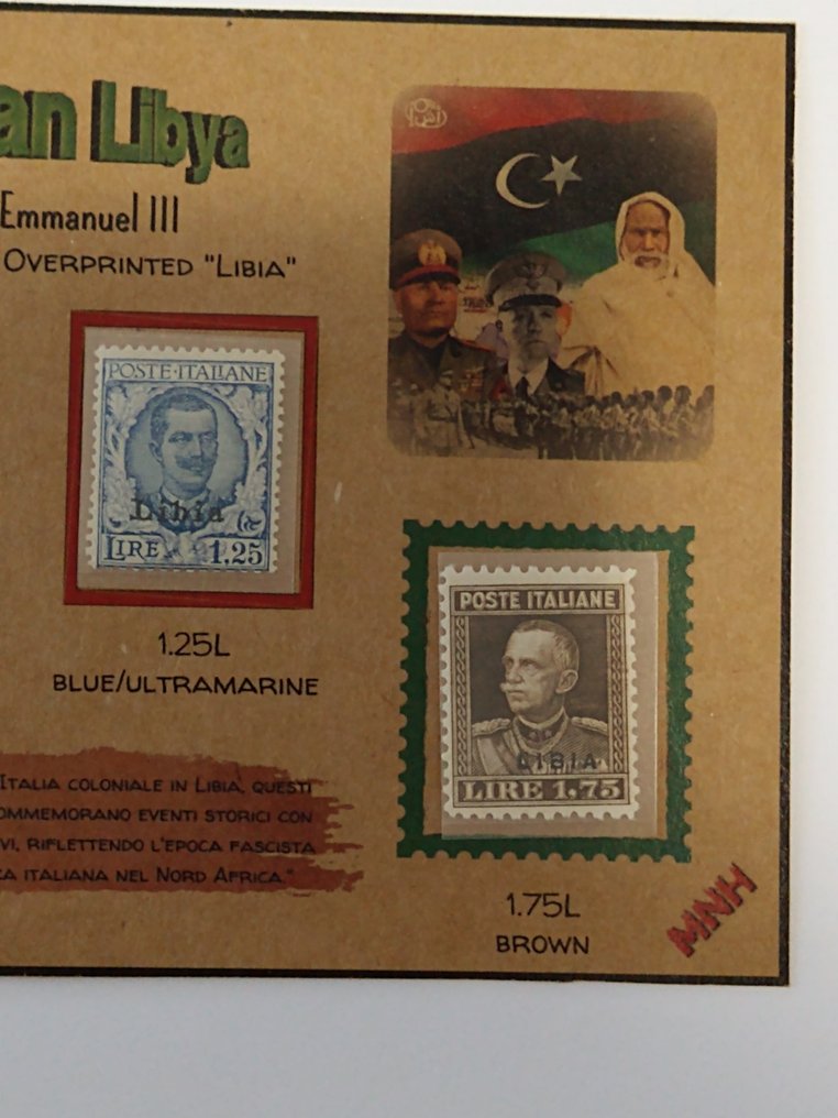 Italian Libya  - With 3 Parmeggiani stamps. #1.0