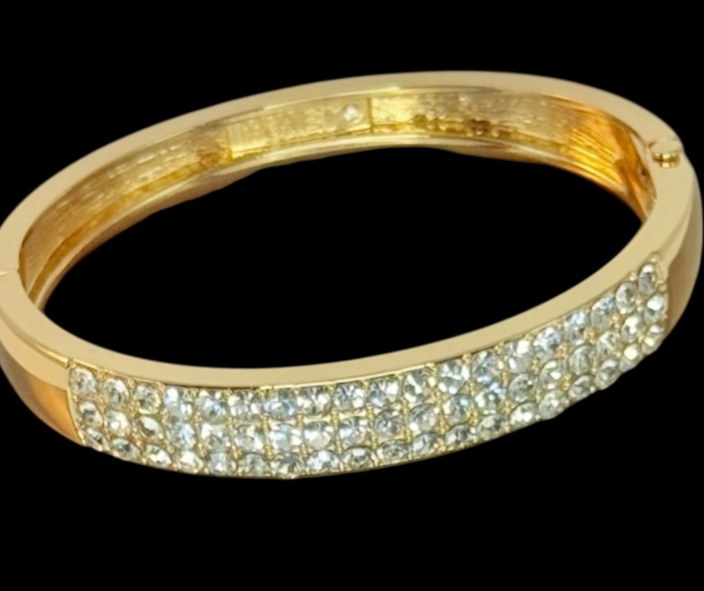 Monet - 全新“Hollywood Glam” 2025 MONET 水晶镀金手镯 - 手镯 #1.0