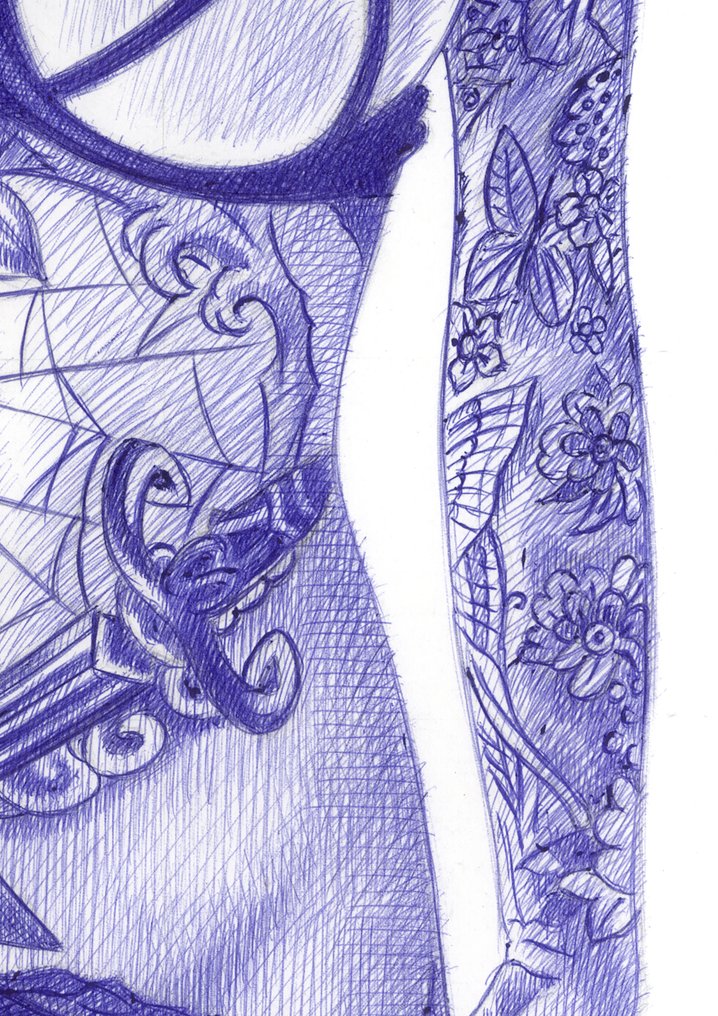 Miguel Angel Alfaro Rey - Chica tatuada I #3.2