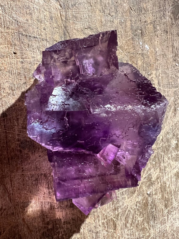 螢石 水晶 - 高度: 10 cm - 闊度: 8 cm- 245 g - (1) #1.0