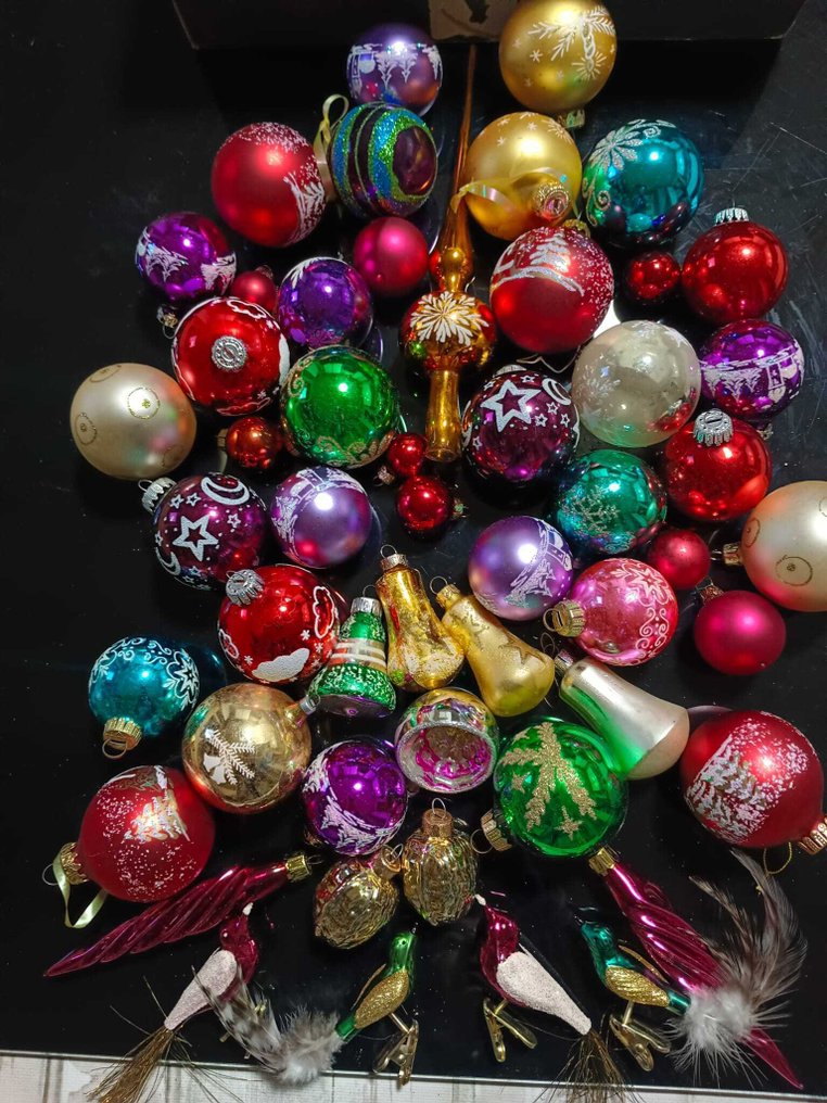 Decorațiune Crăciun lauscha (45) - Sticlă - Crăciun vintage #1.0