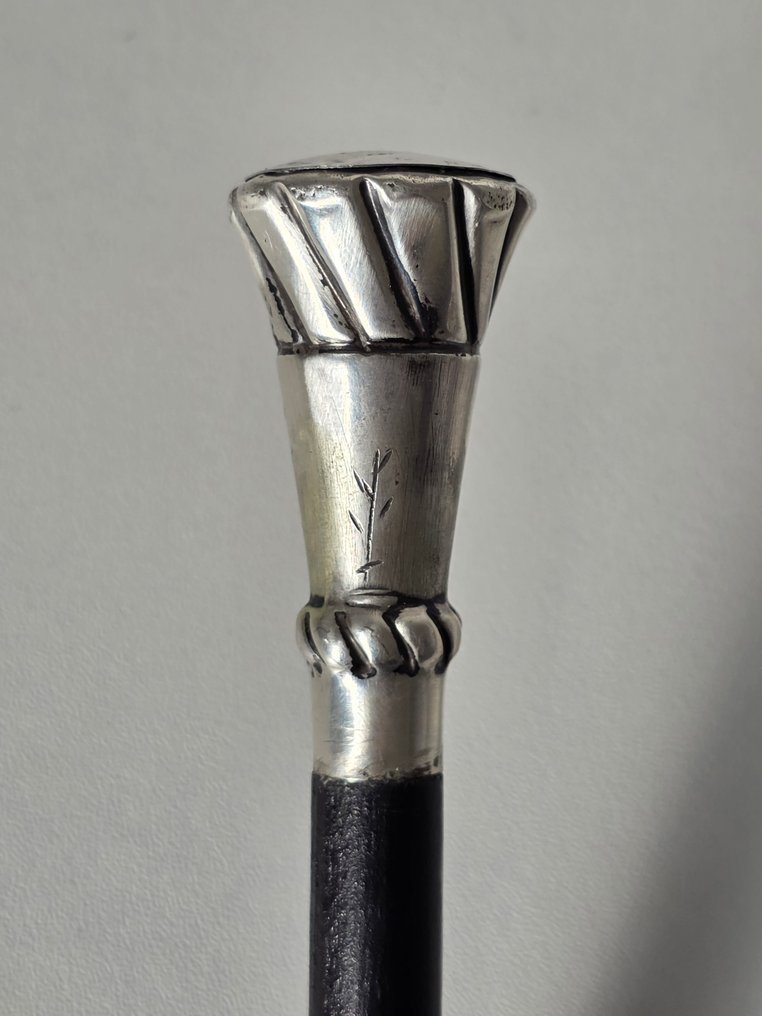 Zilver 925, Walking stick - Silver, Wood, Multiple silver hallmarks circa 1890/1900 #4.3