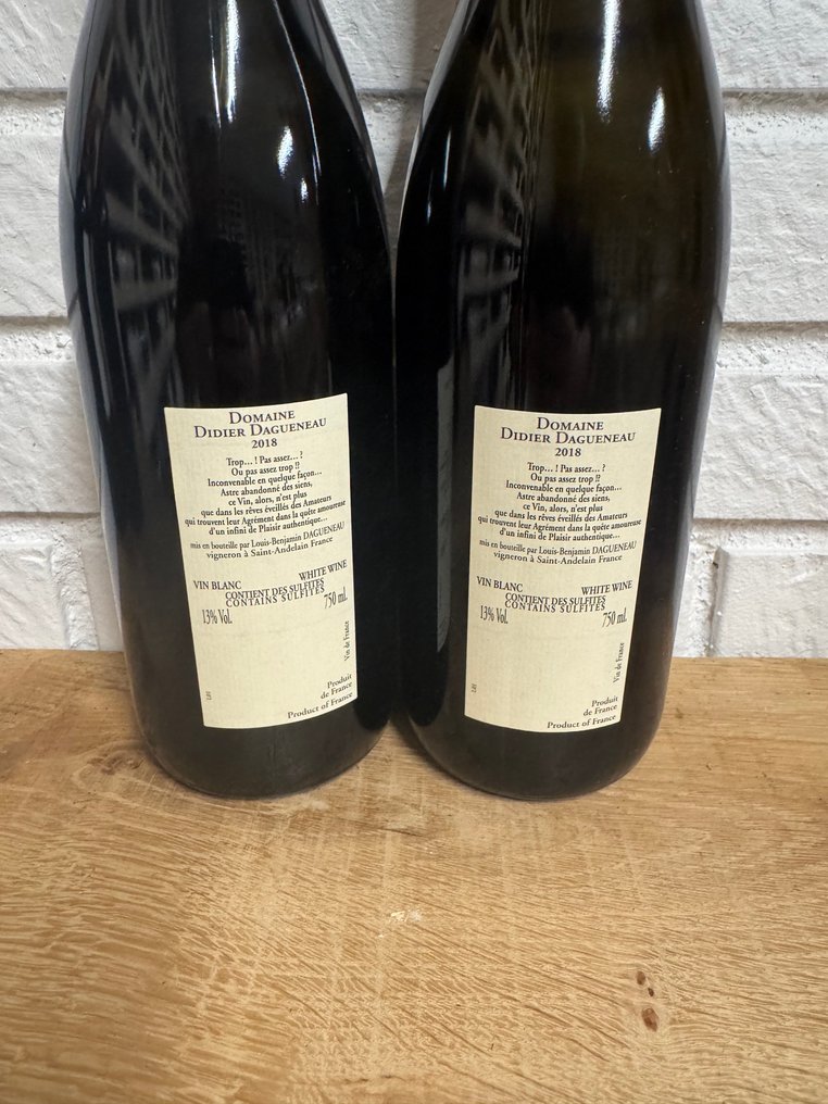 2018 Domaine Didier Dagueneau "Blanc etc..." - 卢瓦尔河 - 2 Bottles (0.75L) #3.2
