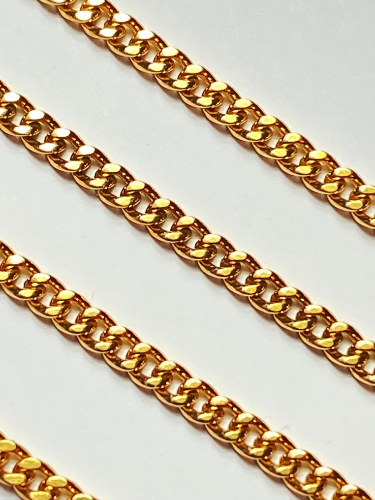 Ingen mindstepris - Halskæde - 18 kraat Gulguld #4.3