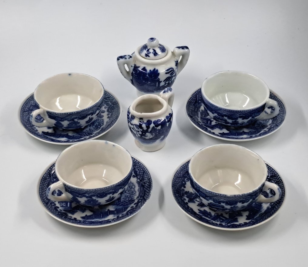 Chinoiserie klein servies - Mosa Maastricht - Piatto (10) - Porcellana #1.0