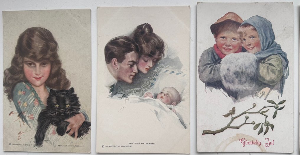 美国 - 幻想 - 明信片 (41) - 1900-1920 #2.1