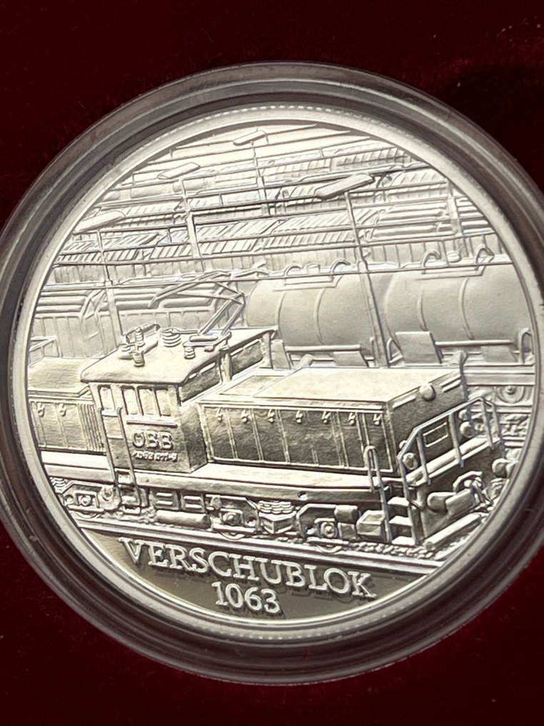 Oostenrijk. 20 Euro 2009 "Die Bahn der Zukunft" Proof  (Zonder minimumprijs) #4.3