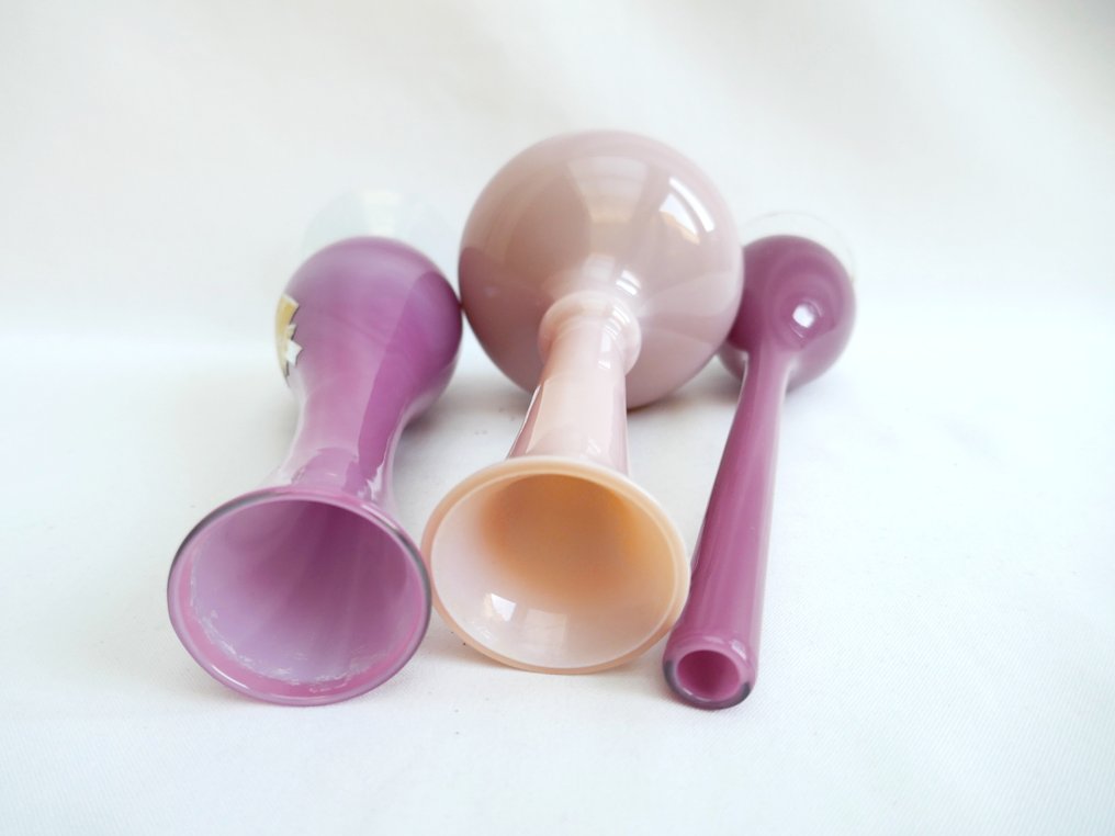 Opaline Versailles / Booms / Empoli - 花瓶 (3) - 乳白色玻璃 #2.1