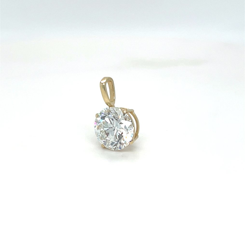 χωρίς τιμή ασφαλείας - Κρεμαστό κόσμημα - 14 καράτια Κίτρινο χρυσό - 2.07ct. tw. Διαμάντι (Εργαστηριακής καλλιέργειας) #4.3