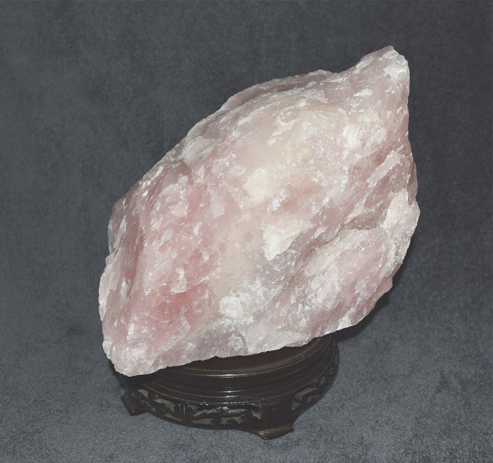 Rose quartz Rough - Height: 27 cm - Width: 15 cm- 7.4 kg - (1) #1.0