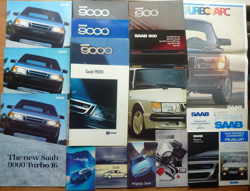 Brochure - Saab - 900 - 9000 20x (1984-2001) #1.0