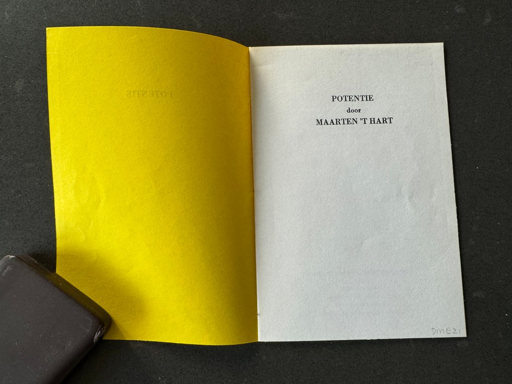Maarten 't Hart - Potentie (Oplage 4 exemplaren!) - 1983 #2.1