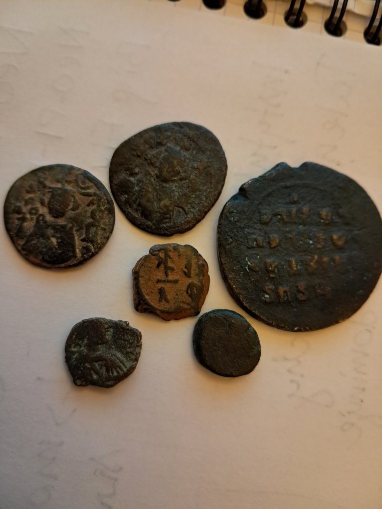 Βυζαντινή αυτοκρατορία Lot of 6 Æ coins (χωρίς τιμή ασφαλείας) #1.0