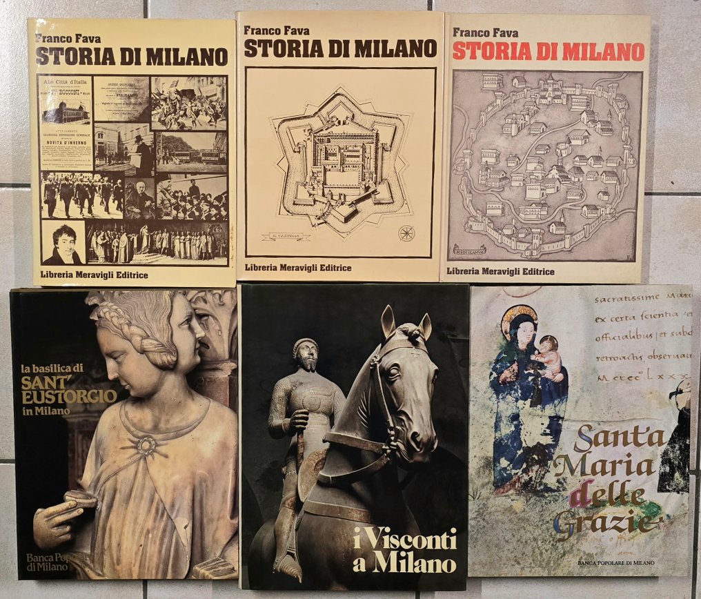 Milan / Milano - Lot with 6 art books - 1977-1984 #1.0