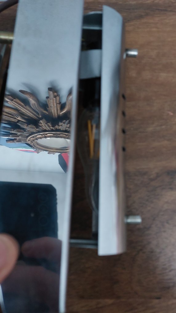 Φωτιστικό τοίχου (2) - Μέταλλο - Ζεύγος εφαρμογών χρωμίου. #4.3