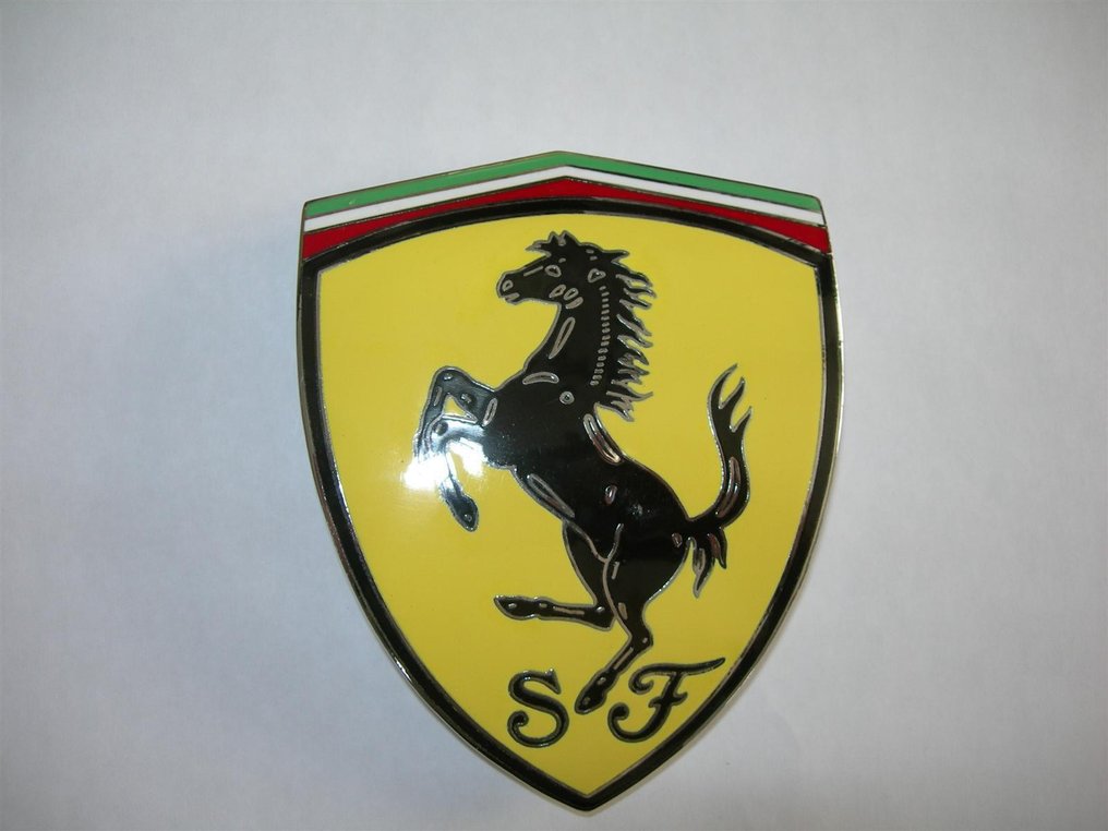 Autoteil - Ferrari - n. 1 SCUDETTO FERRARI ORIGINALE SHIELDS parafango - Nach dem Jahr 2000 #3.2