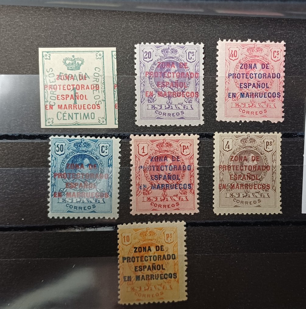 Morocco 1921 - Morocco series overloaded - Edifil 74/80 #1.0