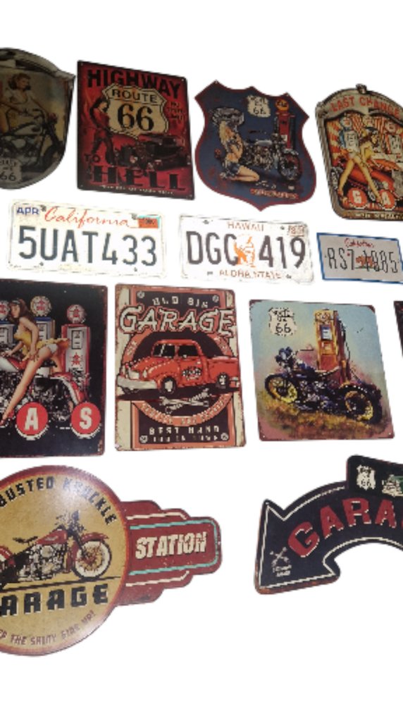 Metallic plaques - Plaque (19) - Metal #2.1