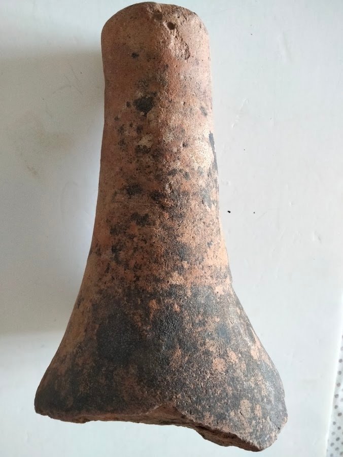 Ancient Roman Terracotta Amphora, fragment - 20 cm  (No reserve price) #1.0