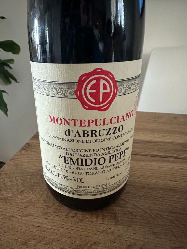 2015 Emidio Pepe, Montepulciano d’Abruzzo - Abruzzo - 1 Pullo (0.75L) #3.2