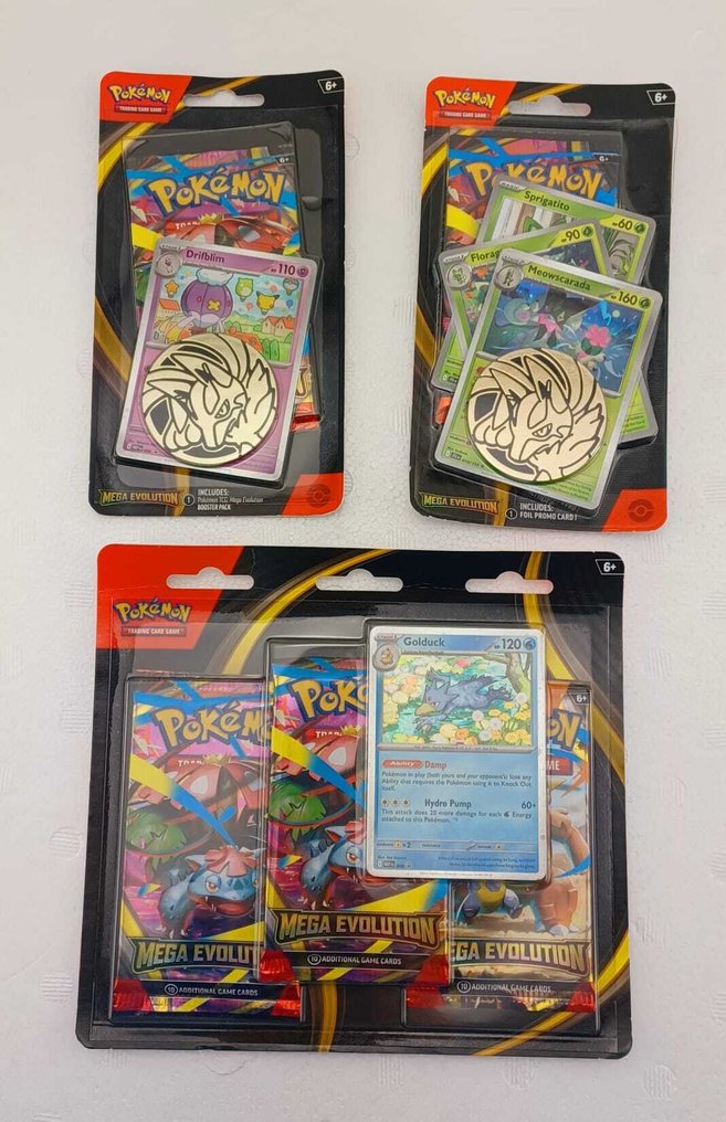 Pokémon - 3 Opakowanie typu blister - Mega Evolution - Various sets #1.0