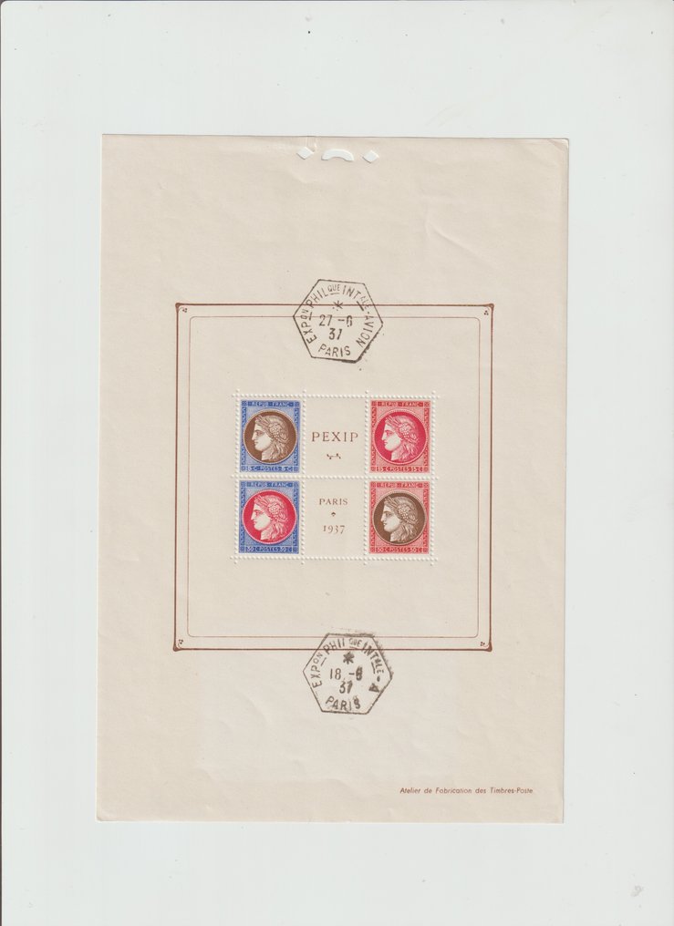 Frankrijk 1937/1938 - Jaren 1937-38 - Yvert&Tellier #3.2