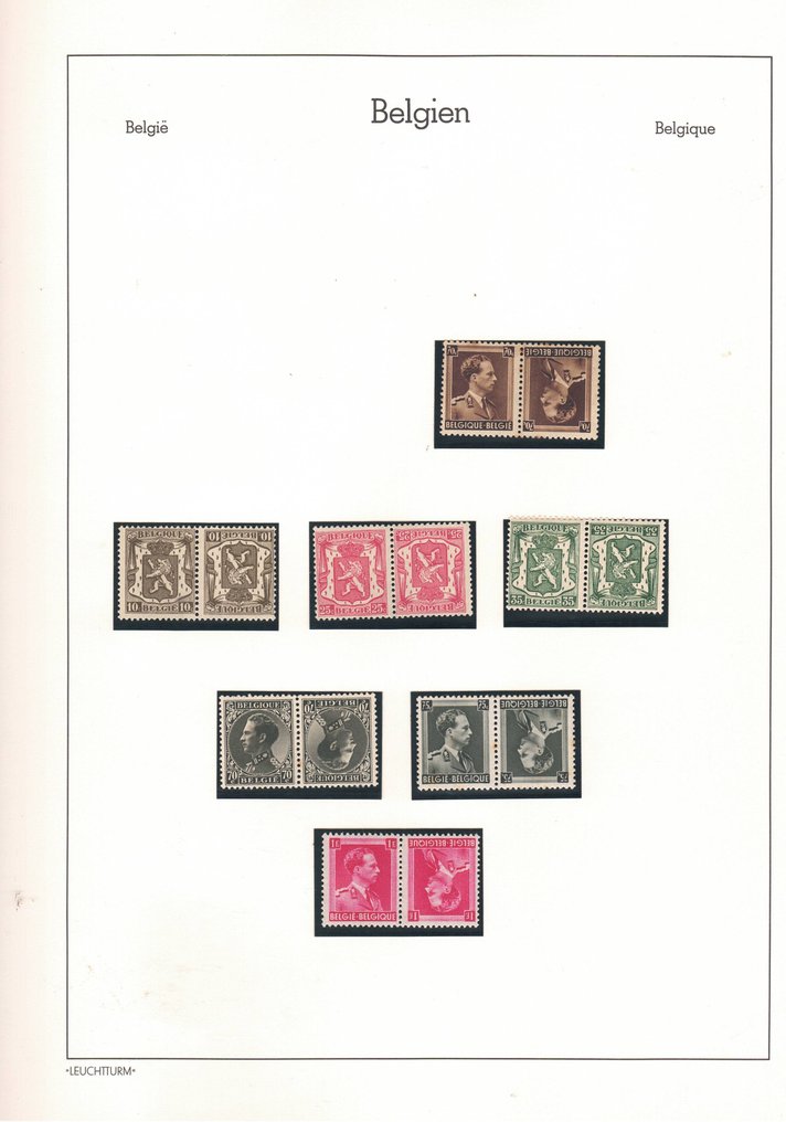 Belgio  - Piccola collezione di francobolli pubblicitari (PUBS) #3.2