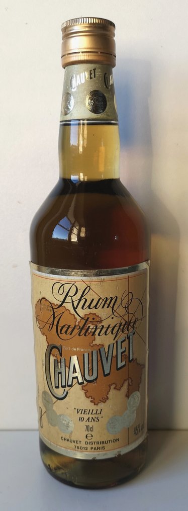 Chauvet 10 years old - Rhum Martinique - b. 1970‹erne, 1980‹erne - 70 cl #1.0