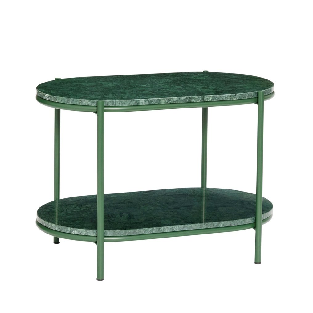 Hübsch - Lotte Knudsen - Buffet - Nusa table d'appoint - Marbre vert - Fer #1.0
