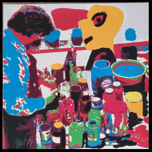 Karel Appel (1921-2006) - Schilderskist karel appel #1.0