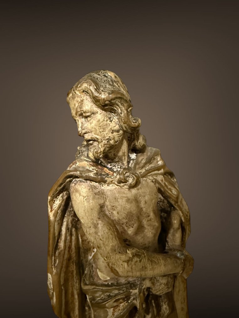 Scultura, Ecce homo / 17e - 18e eeuw - 32 cm - Tiglio #3.2