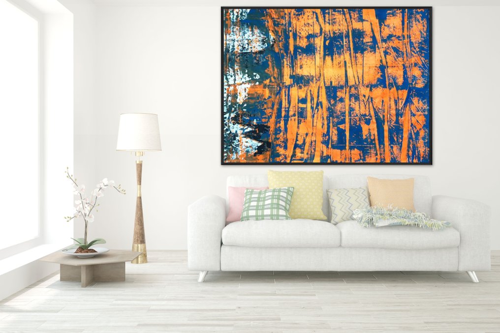 Jürgen Angeler - Orange Landscape - XXL #2.1