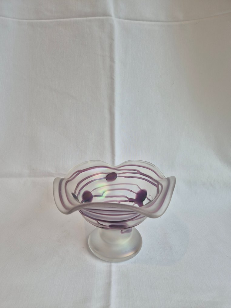 Freiherr von Poschinger - Freiherr von Poschinger - Váza (4) - Üveg - Jégkristályos, szájjal készített #4.3