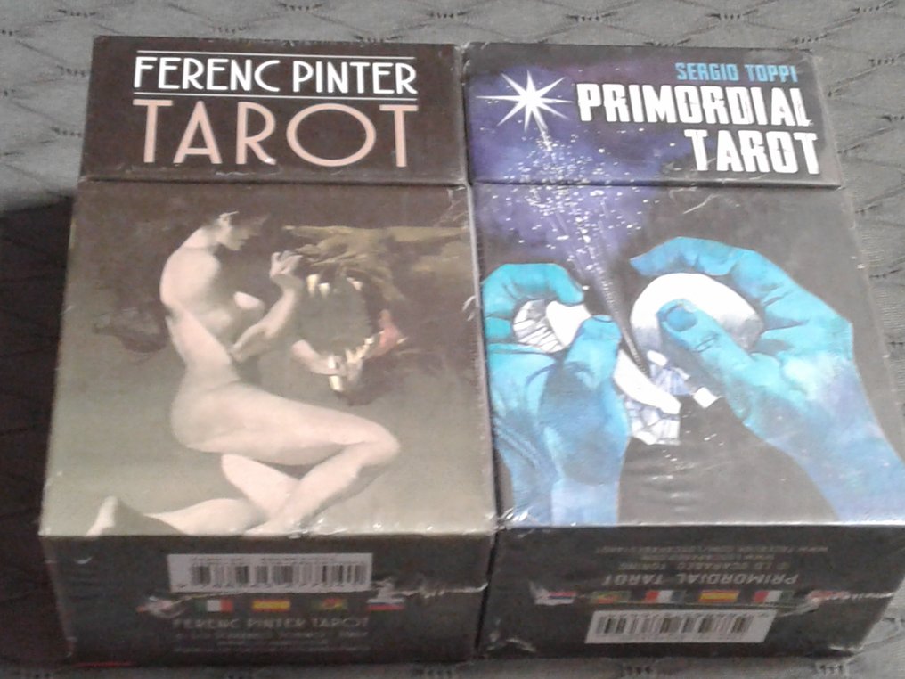 Ferenc Pinter / Sergio Toppi - Set Tarocchi 78 cards blisterati - 2 Complete series - Első kiadás #3.2