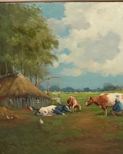 Huub van Winkel (XX) - Koeien op weide #3.2