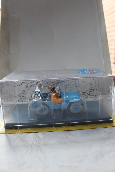 Moulinsart 1:24 - Modellino di auto - La Jeep blue - Tintin Model #1.0