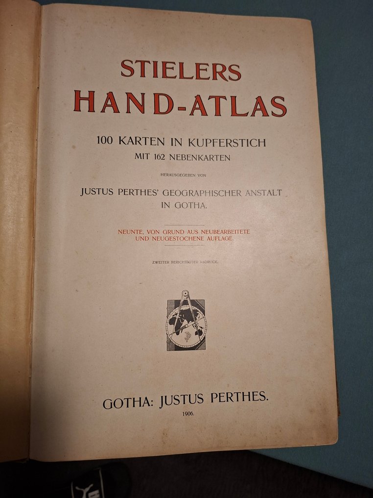 Γερμανία - κόσμος; Gotha: Justus Perthes - Stielers Handatlas - 1901-1920 #1.0