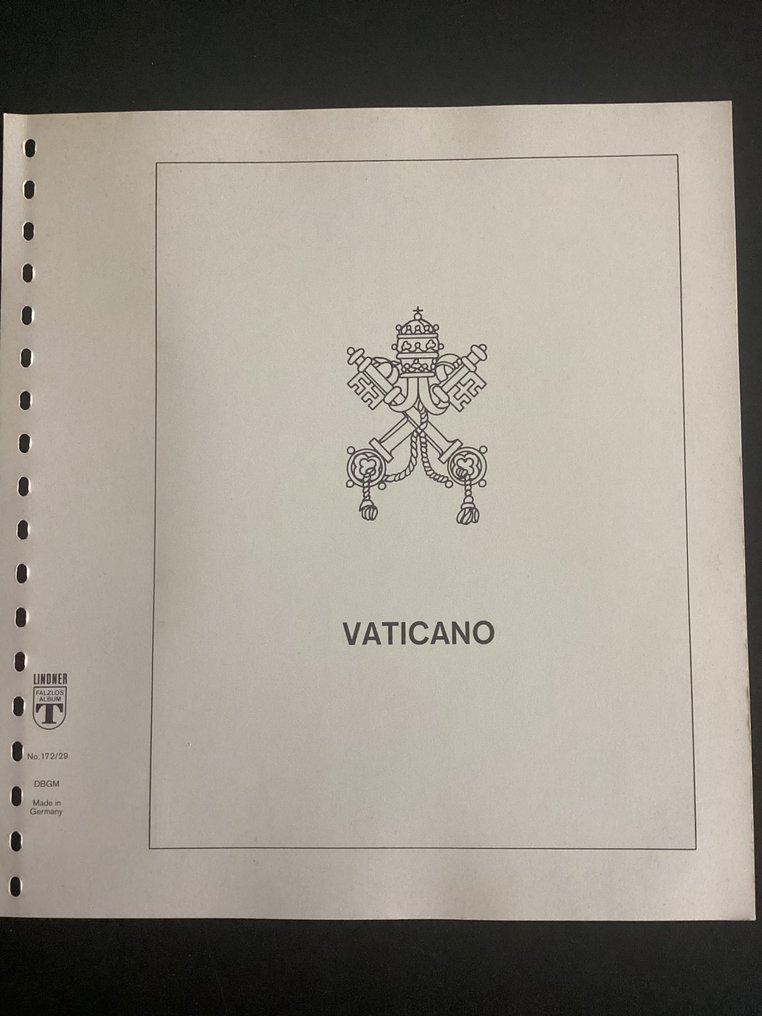 梵蒂冈城  - 梵蒂冈：Lindner 1929-1974，未洗印 + DAVO 已盖章 #1.0