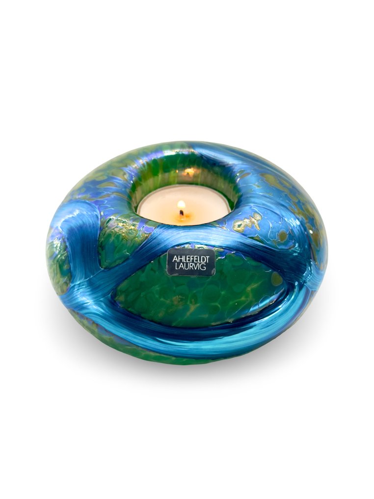 Studioglas Ahlefeldt-Laurvig - Michael Ahlefeldt-Laurvig. - 茶蜡托盘 - 月亮手吹制玻璃 #1.0