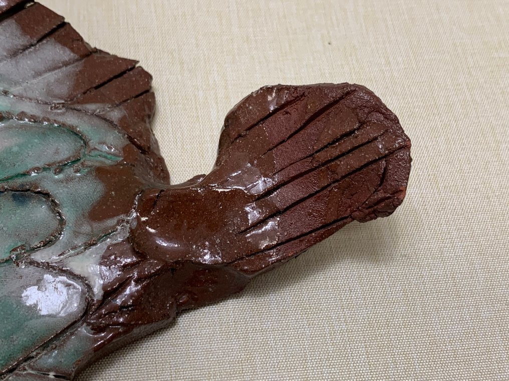 匾 - 墙面牌饰陶瓷鱼形装饰 - 陶瓷 #4.3