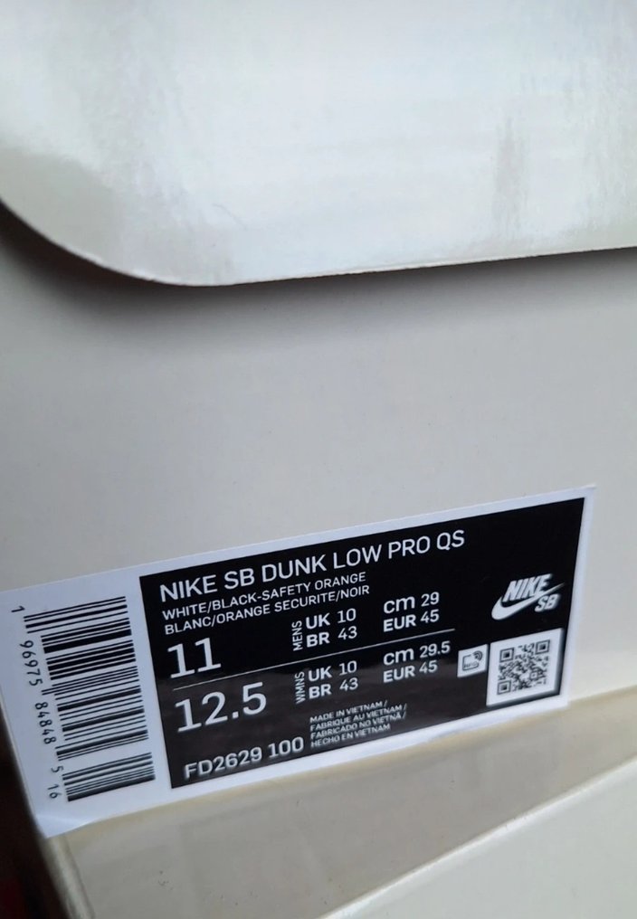 Nike SB - Dunk Low - Αθλητικά παπούτσια με χαμηλό αστράγαλο - Mέγεθος: EU 45 #4.3