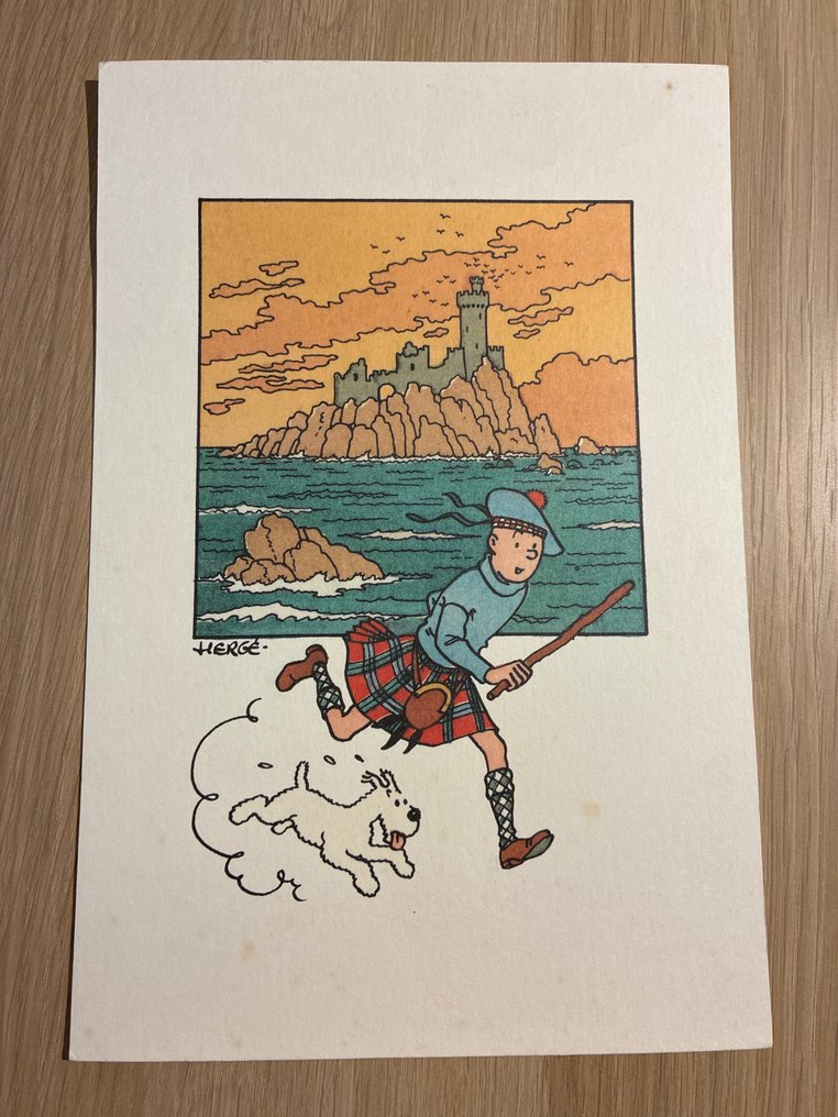 Studio Herge - Tirages Aquarelles - Tintin Ecossais #1.0
